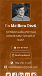 Mobile Screenshot of matthewdezii.com